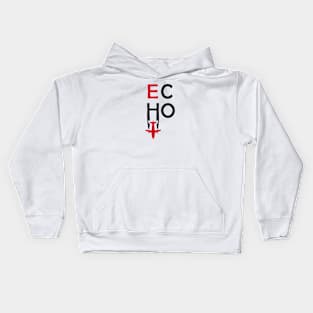 ECHO Aviation Phonetic Alphabet Pilot Airplane Kids Hoodie